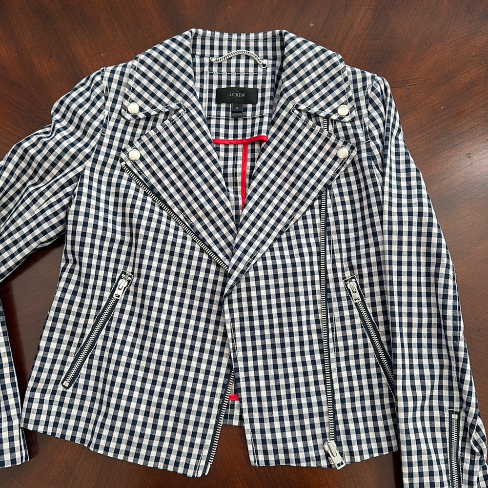 JCrew Checkered Jacket